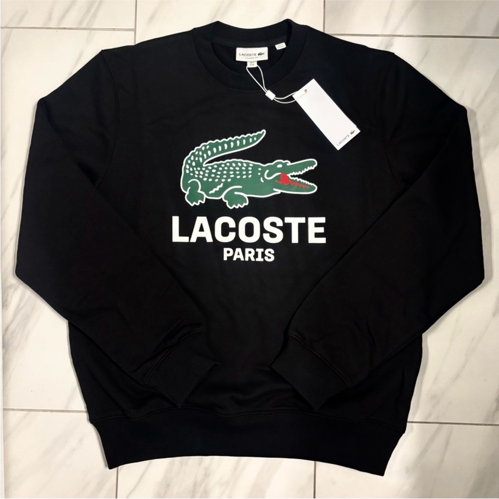 Men’s Lacoste Logo Pullover Sweatshirt